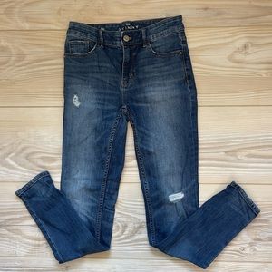 WHBM High Rise skinny Jean Size 00